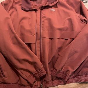 Figs Women's Rust Windbreaker Jacket